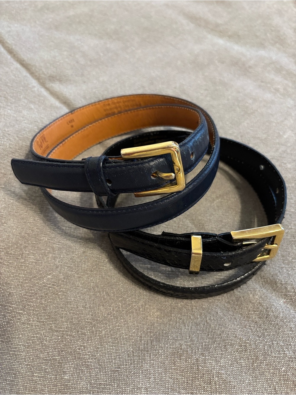 ✔️GENUINE LEATHER BELT BUNDLE—SIZE M